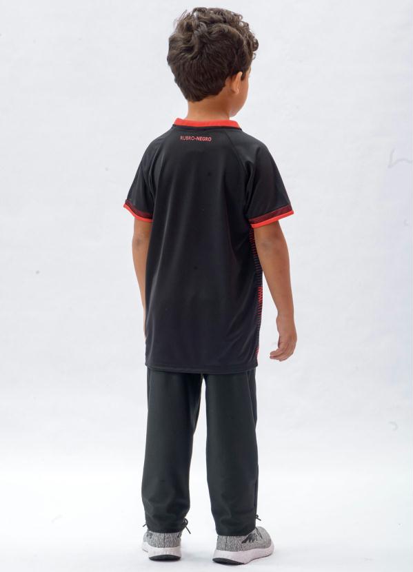 

Camiseta Infantil Flamengo Care Preta, Preto