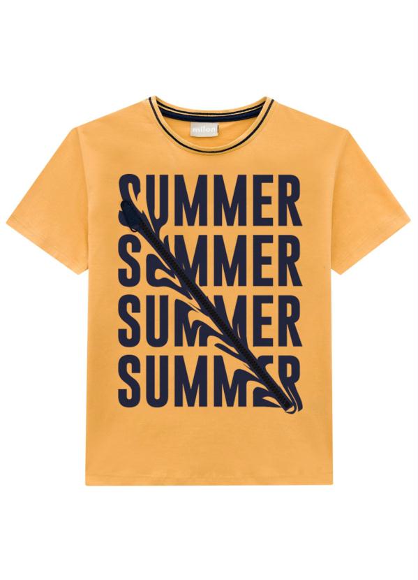 

Camiseta Infantil Masculina Amarelo