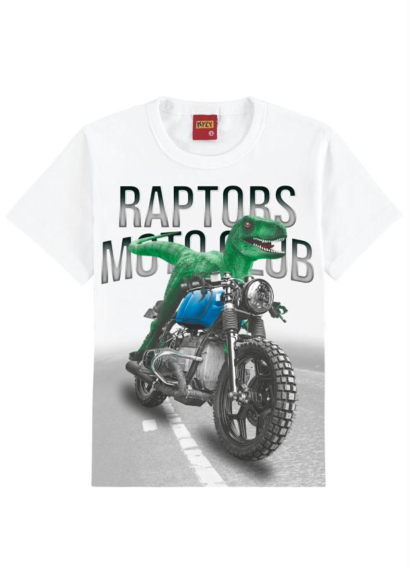 

Camiseta Infantil Masculina Branco