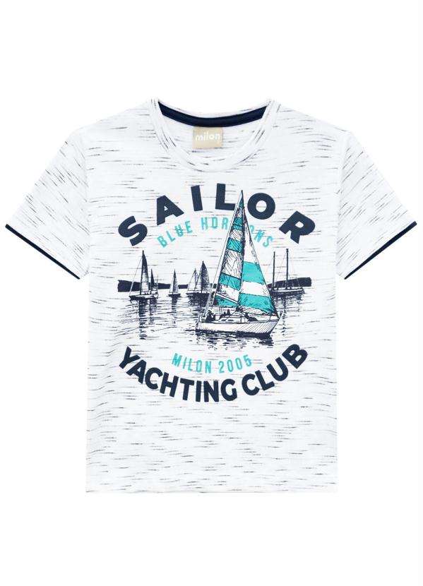 

Camiseta Infantil Masculina Branco