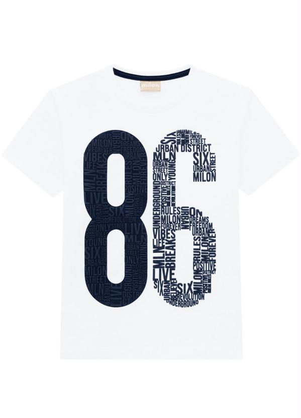 

Camiseta Infantil Masculina Branco