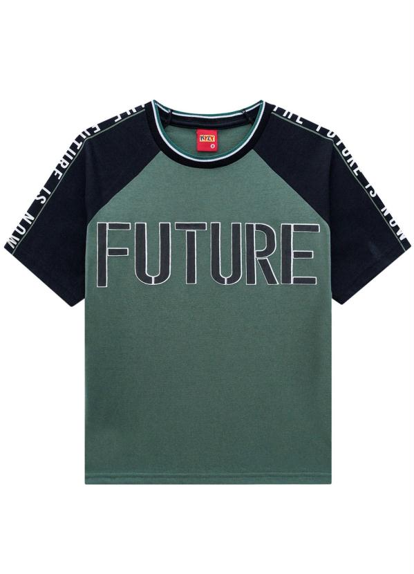 

Camiseta Infantil Masculina Verde