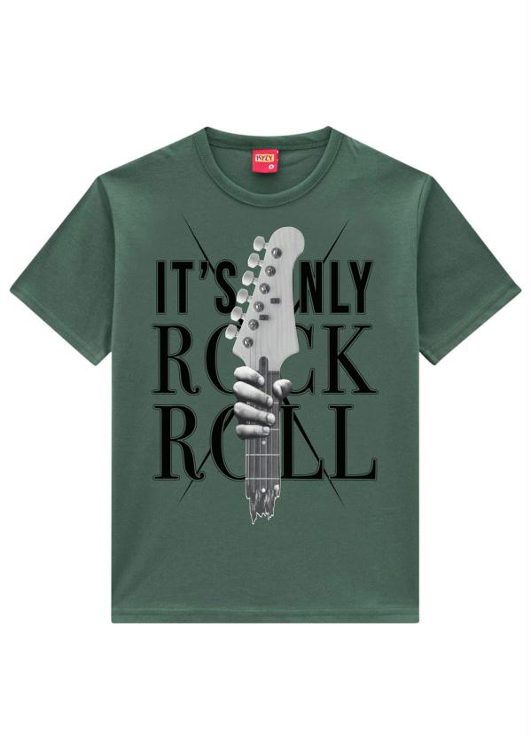 

Camiseta Infantil Masculina Verde