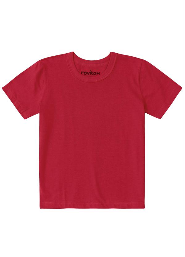 

Camiseta Rovitex Kids Básicos Masculino Vermelho