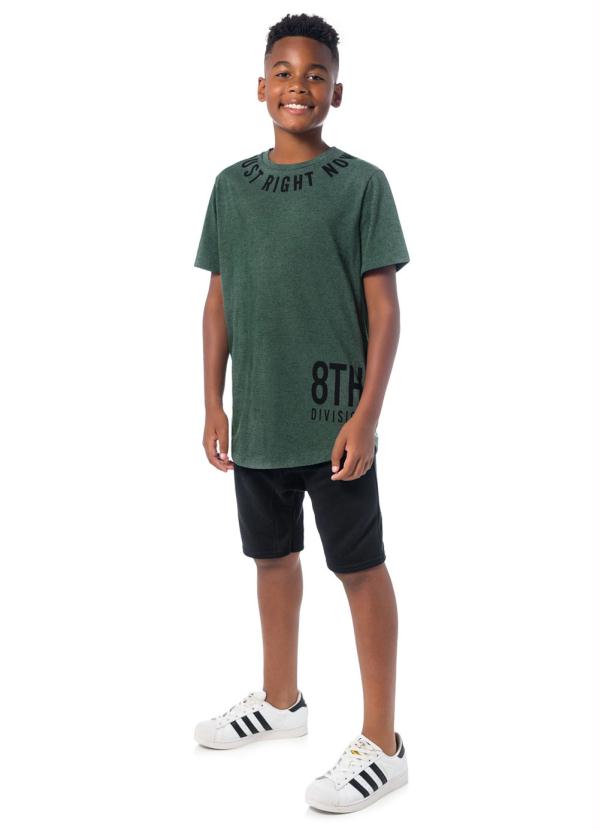 

Camiseta Teen Masculina Verde