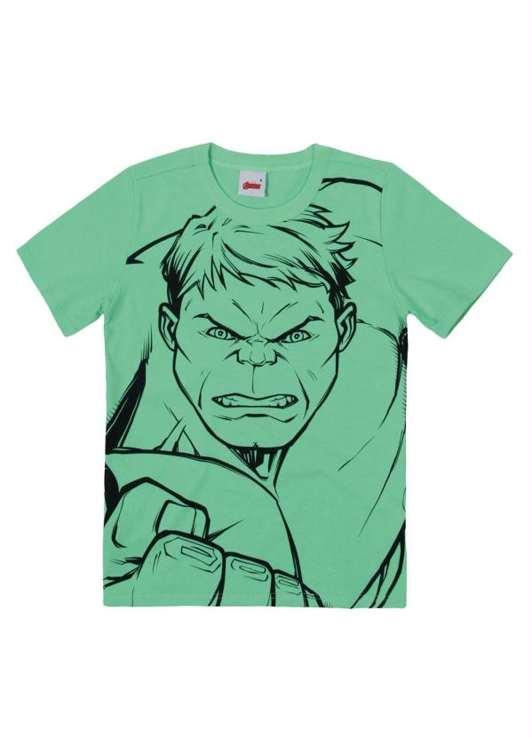 

Camiseta Verde Hulk® em Malha