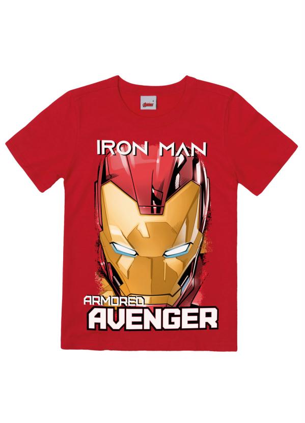 

Camiseta Vermelha Iron Man® Menino, Vermelho