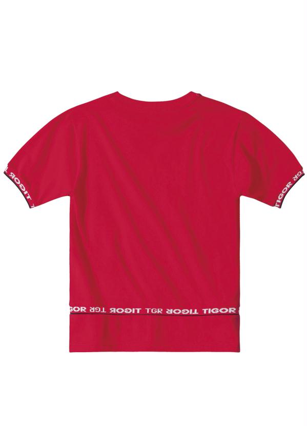 

Camiseta Vermelha Menino, Vermelho