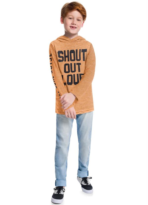 

Camiseta Infantil Masculina Amarelo