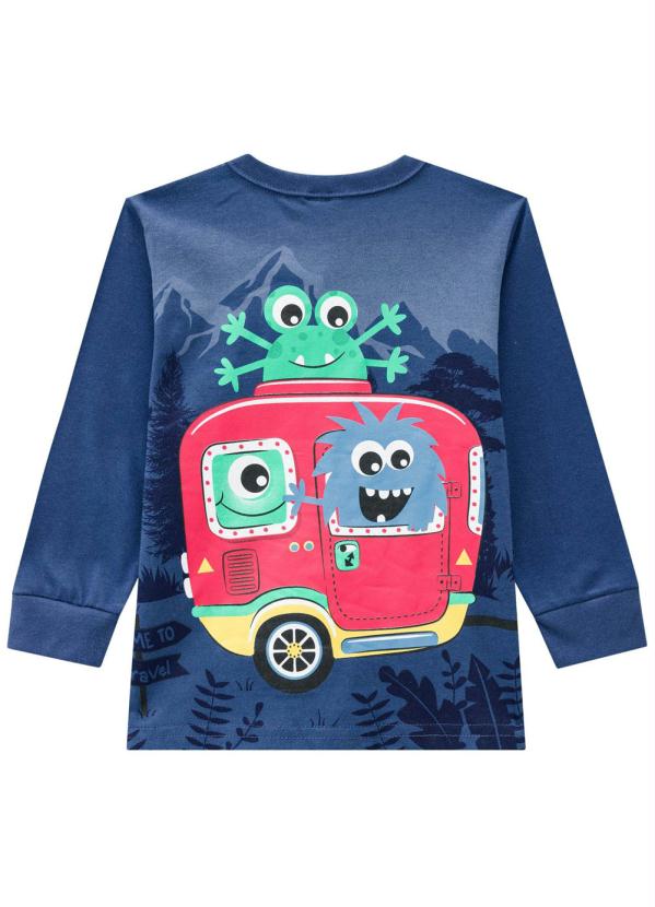 

Camiseta Infantil Masculina Azul