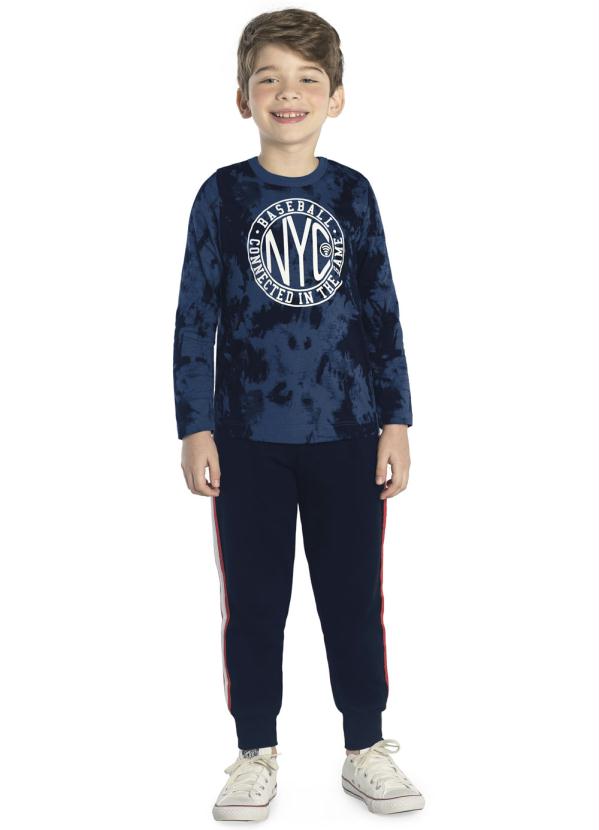 

Camiseta Infantil Masculina Azul