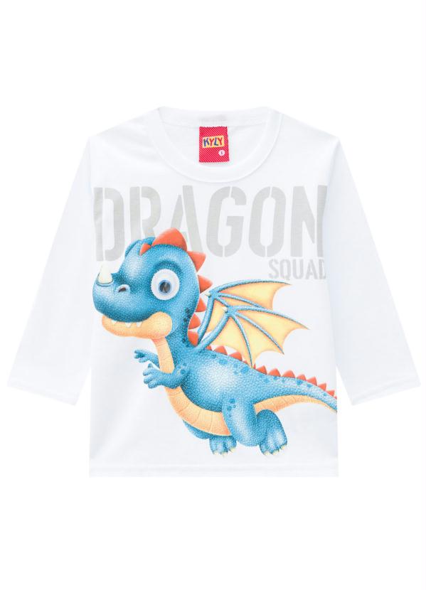 

Camiseta Infantil Masculina Branco