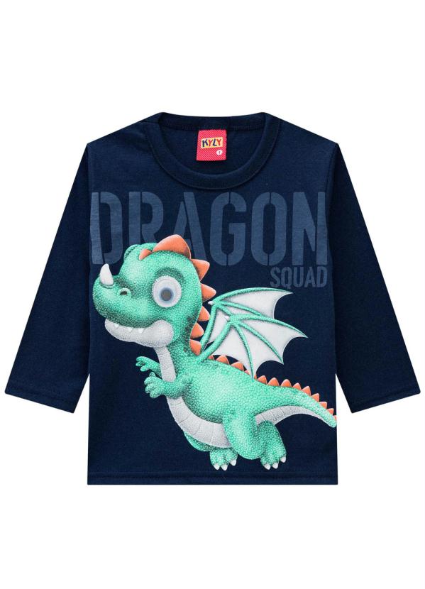 

Camiseta Infantil Masculina Marinho, Azul