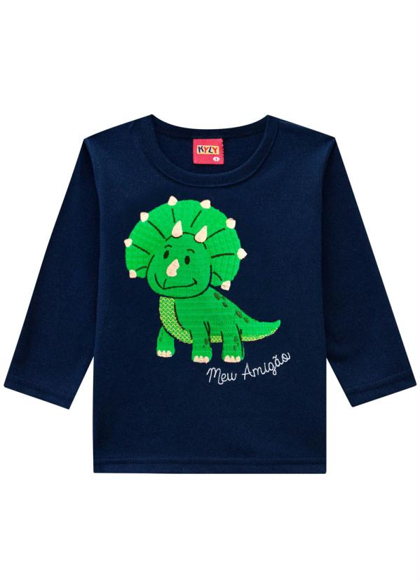 

Camiseta Infantil Masculina Marinho, Azul