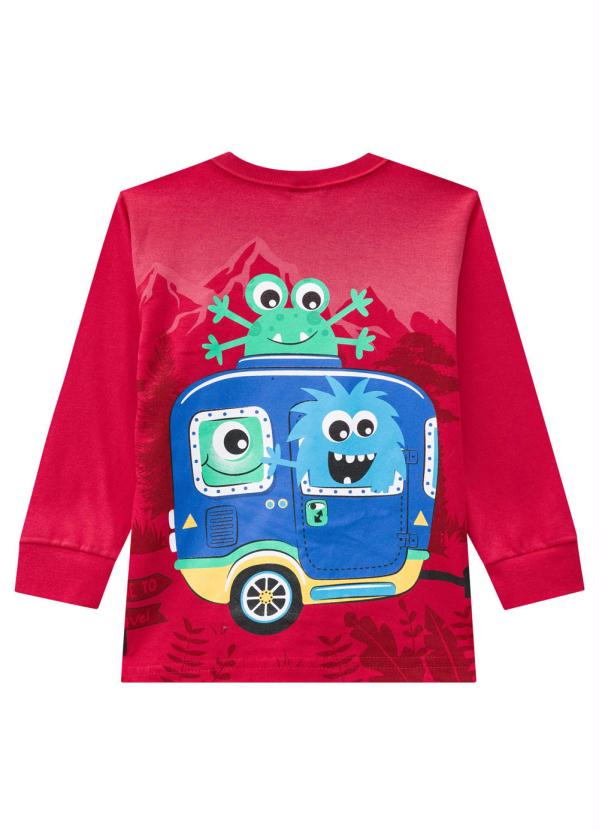 

Camiseta Infantil Masculina Vermelho