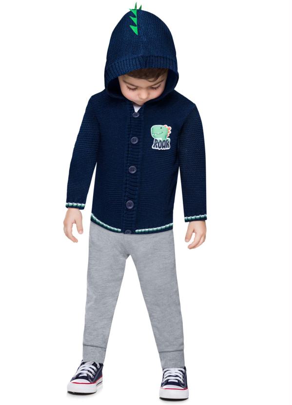 

Casaco Infantil Masculino Marinho, Azul