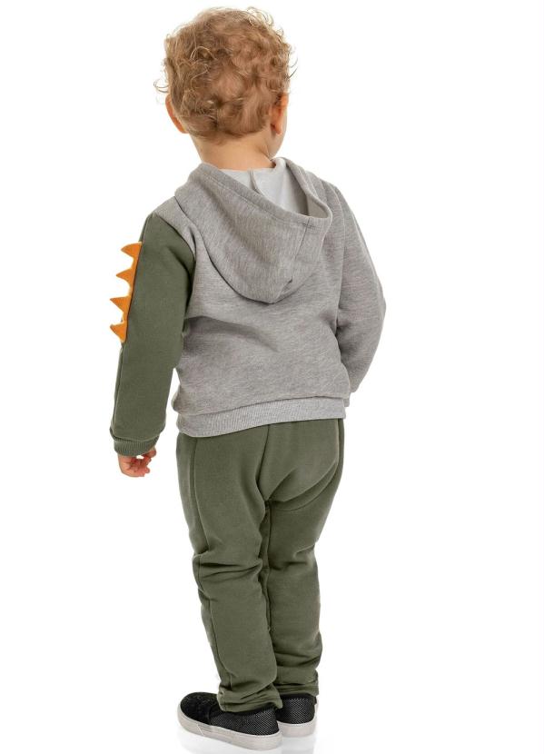 

Conjunto Infantil Dino 3d Cinza