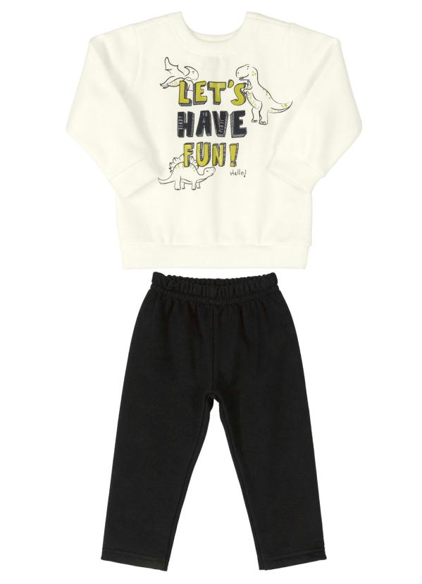 

Conjunto Infantil Fun Bege