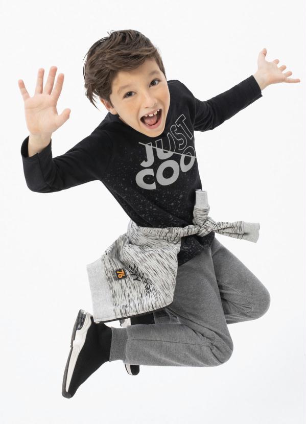 

Conjunto Infantil Just Cool Preto