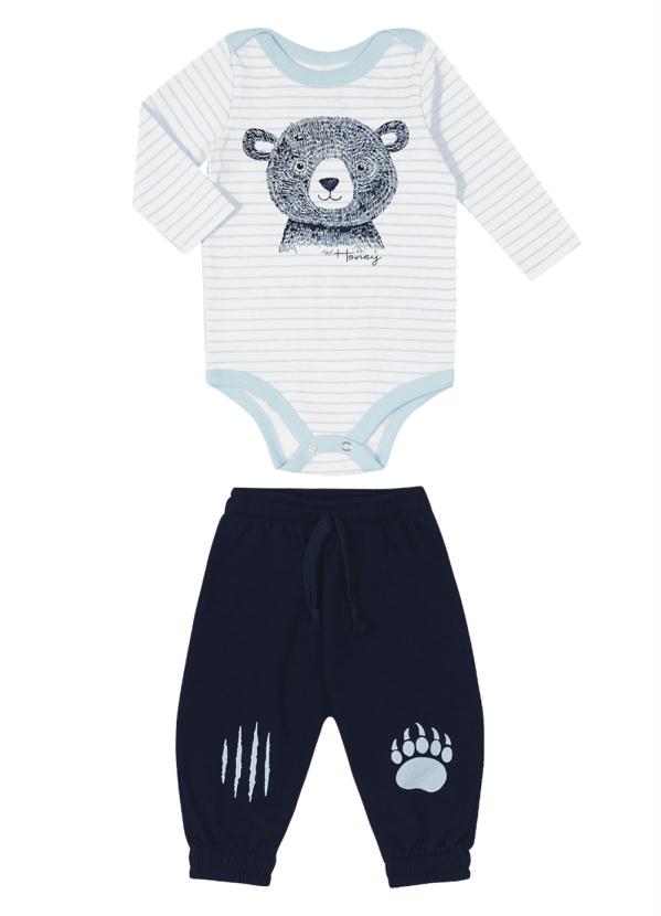 

Conjunto Infantil Masculino Branco