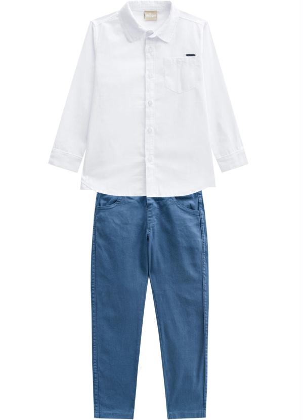 

Conjunto Infantil Masculino Branco