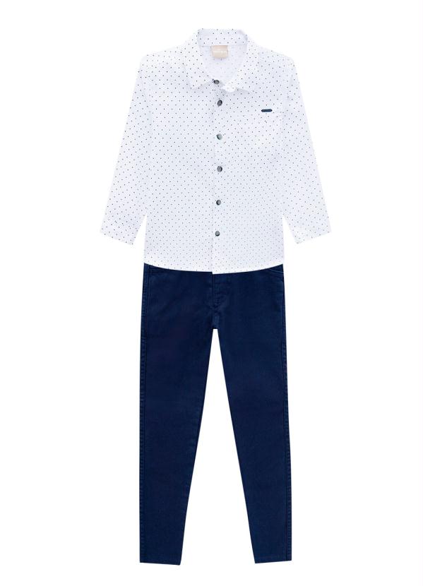 

Conjunto Infantil Masculino Branco