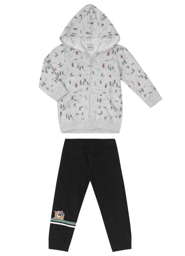 

Conjunto Infantil Masculino Cinza