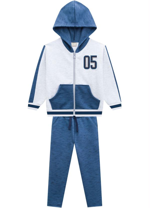 

Conjunto Infantil Masculino Mescla, Cinza