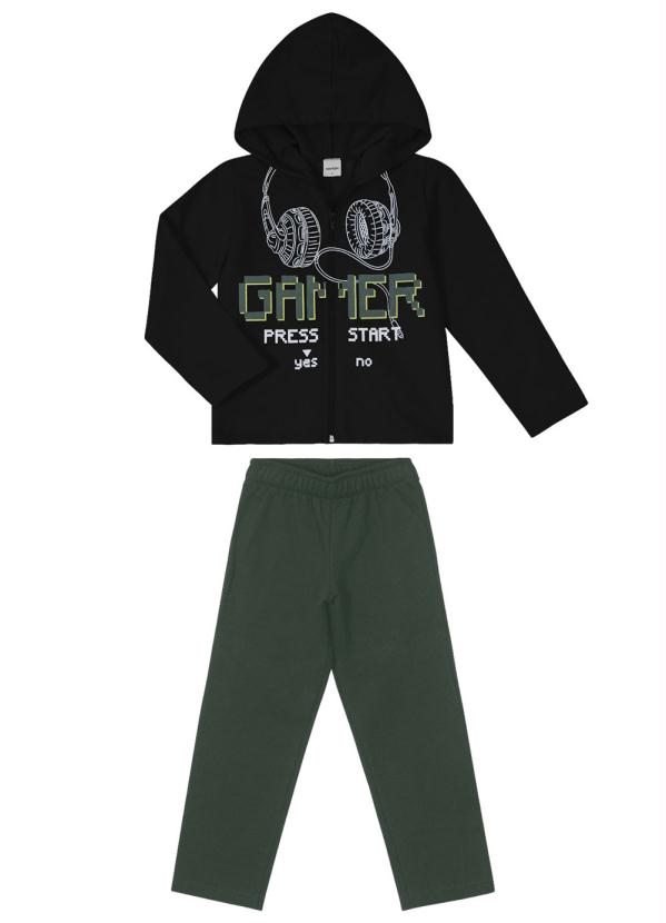 

Conjunto Infantil Masculino Preto