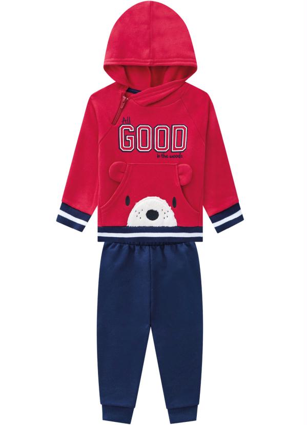 

Conjunto Infantil Masculino Vermelho