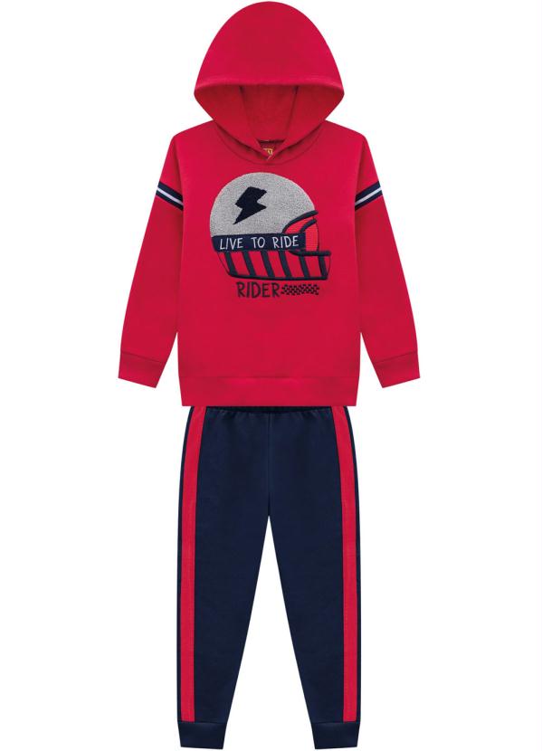 

Conjunto Infantil Masculino Vermelho