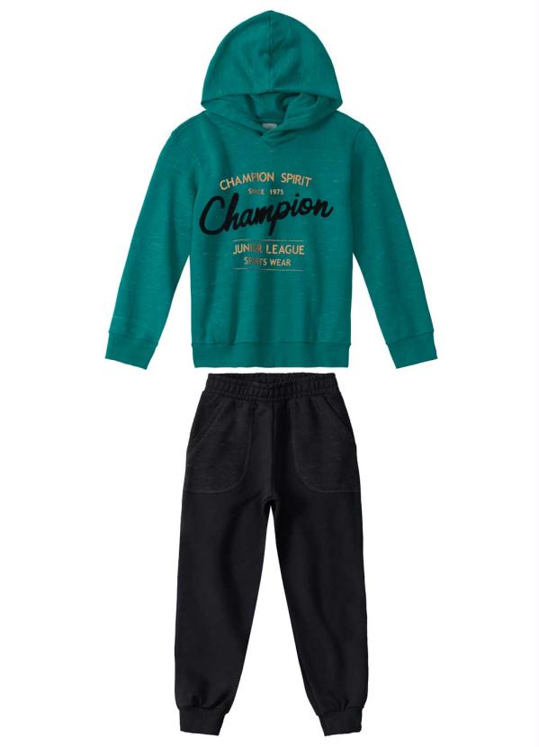 

Conjunto Verde Escuro Champion