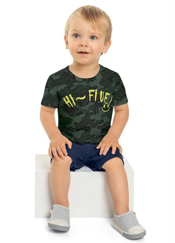 

Conjunto Bebê Menino Camuflado Verde