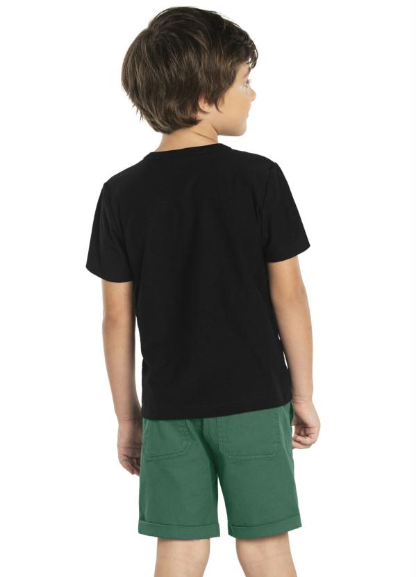 

Conjunto Camiseta com Bermuda Preto