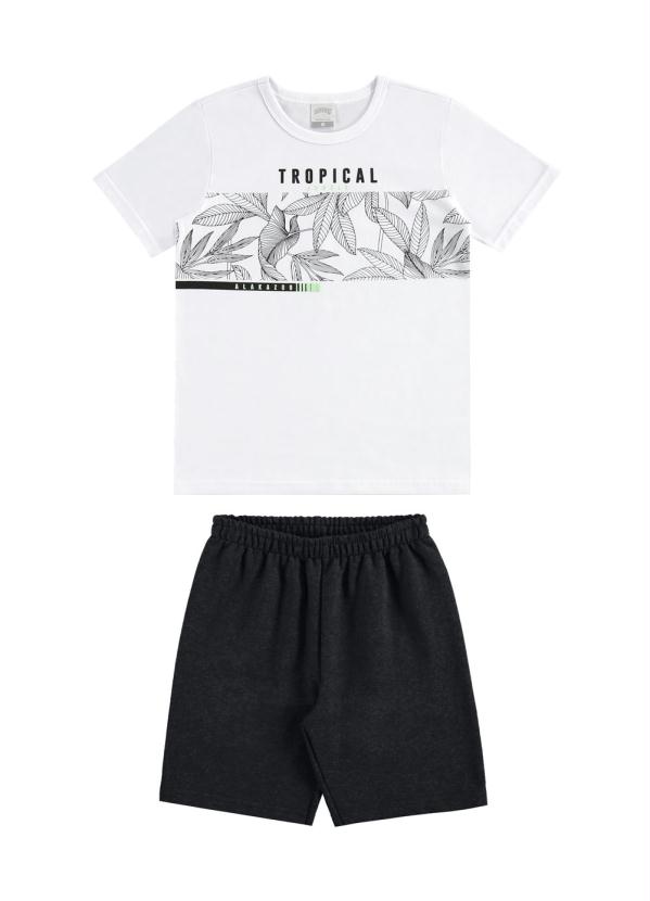 

Conjunto Favoritos Tropical Summer Branco