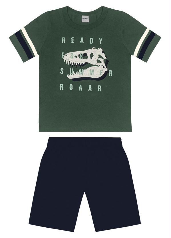 

Conjunto Infantil Dinossauro Verde