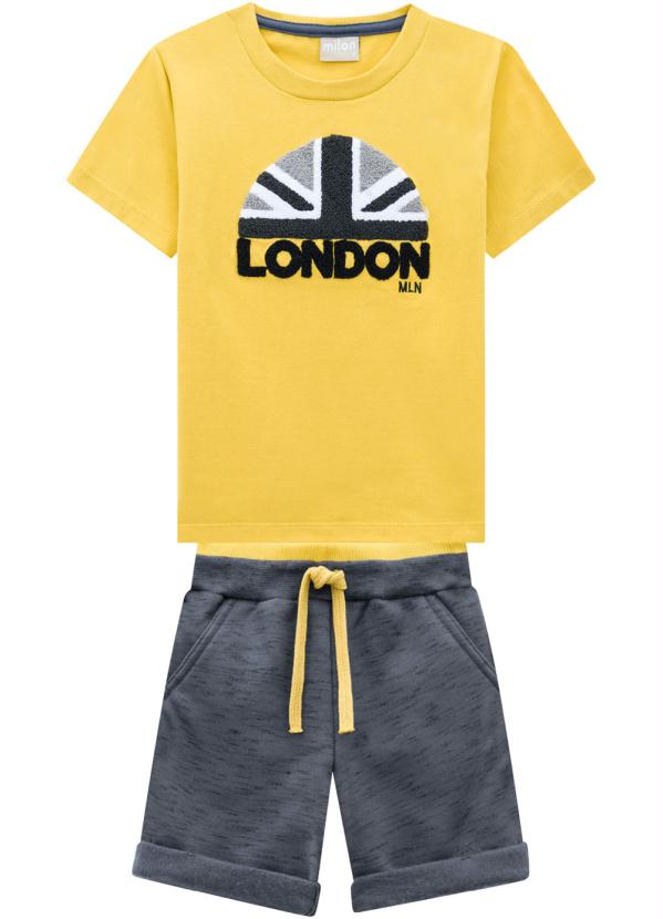 

Conjunto Infantil Masculino Amarelo