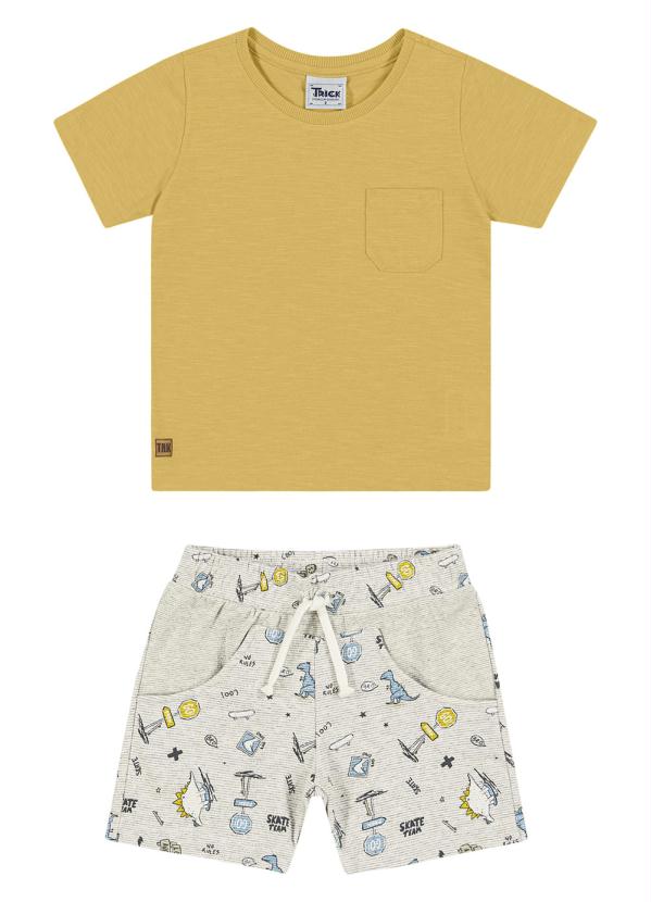 

Conjunto Infantil Masculino Amarelo