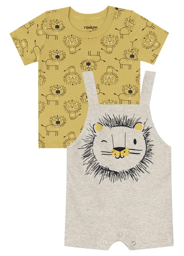 

Conjunto Infantil Masculino Baby Amarelo