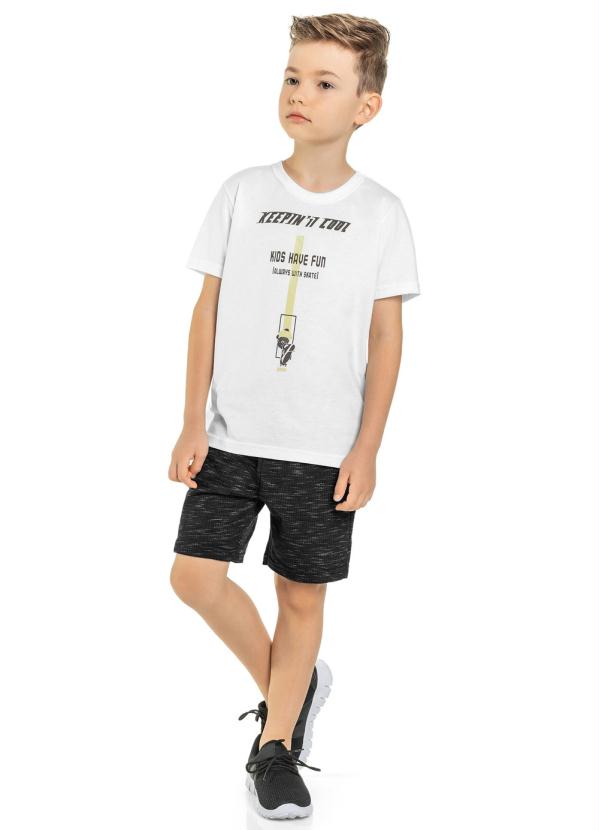 

Conjunto Infantil Masculino Branco