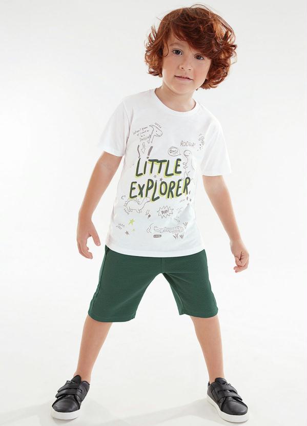 

Conjunto Infantil Masculino Branco