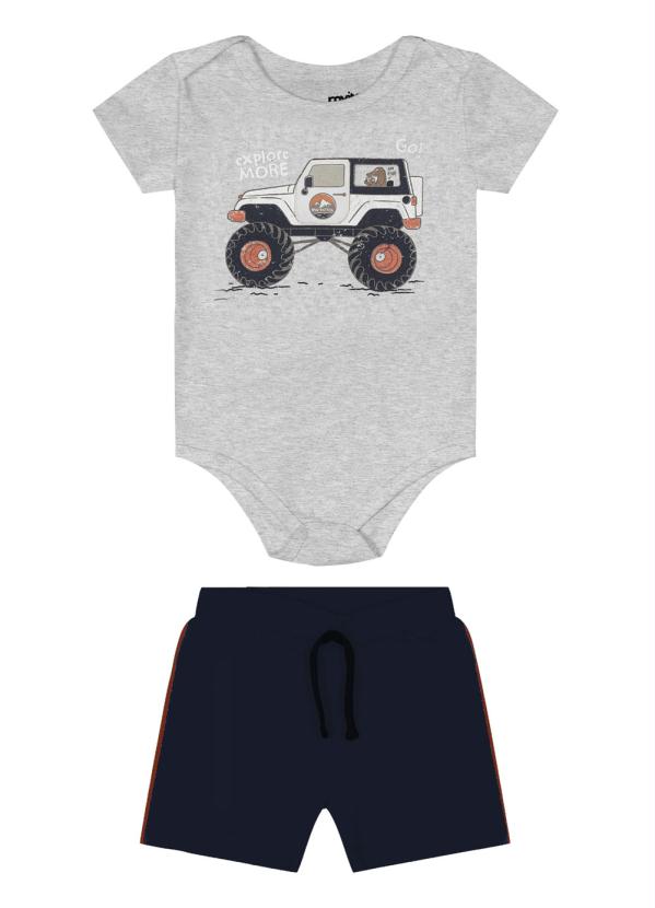 

Conjunto Infantil Masculino Cinza