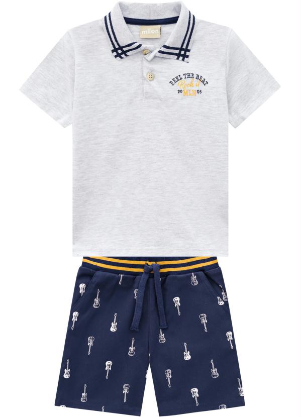 

Conjunto Infantil Masculino Mescla, Cinza