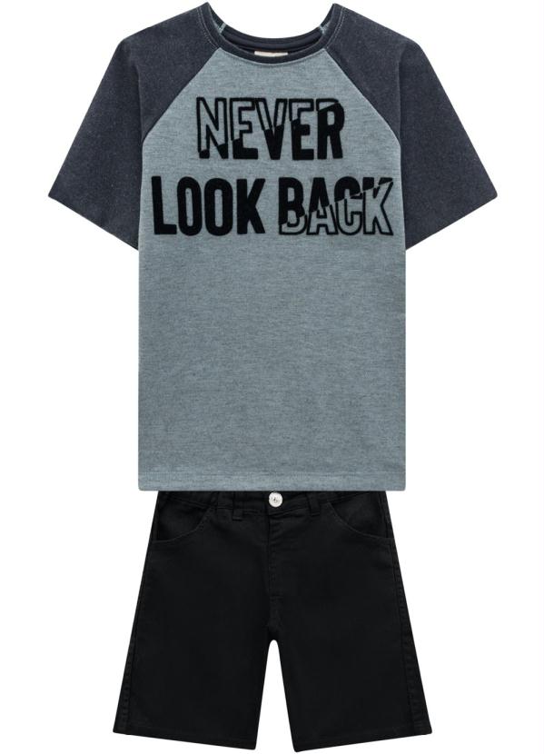 

Conjunto Infantil Masculino Preto