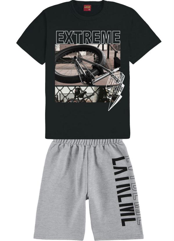 

Conjunto Infantil Masculino Preto