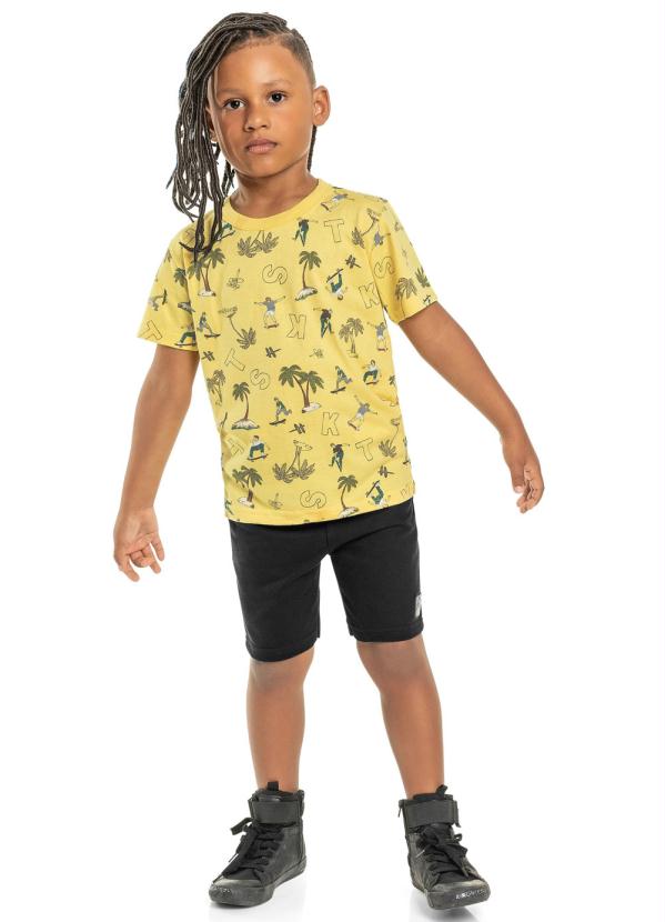 

Conjunto Infantil Menino Amarelo