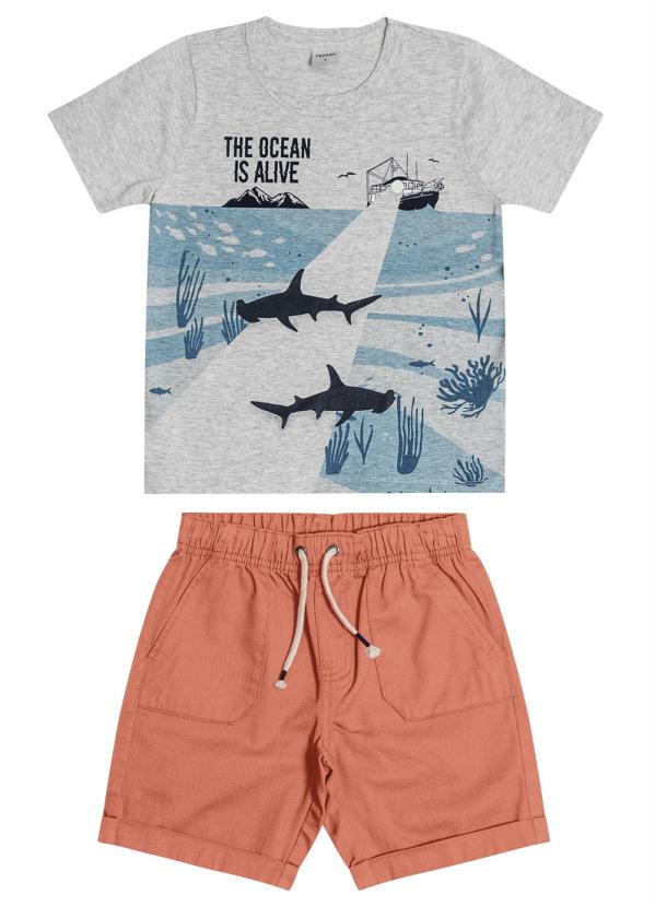 

Conjunto Infantil Ocean Cinza