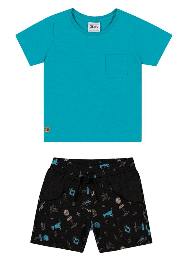 

Conjunto Masculino Infantil Azul