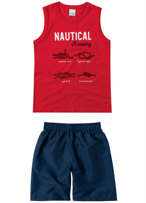 

Conjunto Vermelha Vacation Mood Menino, Vermelho