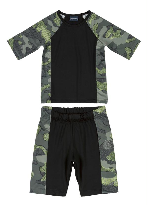 

Conjunto de Praia Infantil Fps 50 Preto